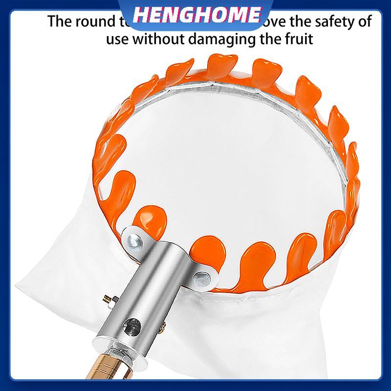 HENGHOME 1Pc Fruit Pier Fruit Piing Tool có túi lưu trữ Thép không gỉ Fruit Pier Tool Tree Fruit Cat