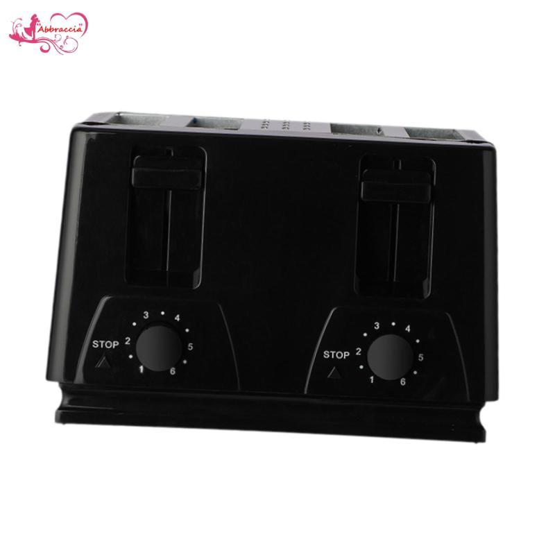 4 lát Máy nướng bánh mì đa chức năng Bảng điều khiển độc lập đôi tự động có thể điều chỉnh cho bánh quế Sandwich Bagels