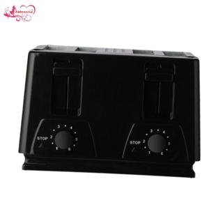 4 lát Máy nướng bánh mì đa chức năng Bảng điều khiển độc lập đôi tự động có thể điều chỉnh cho bánh quế Sandwich Bagels