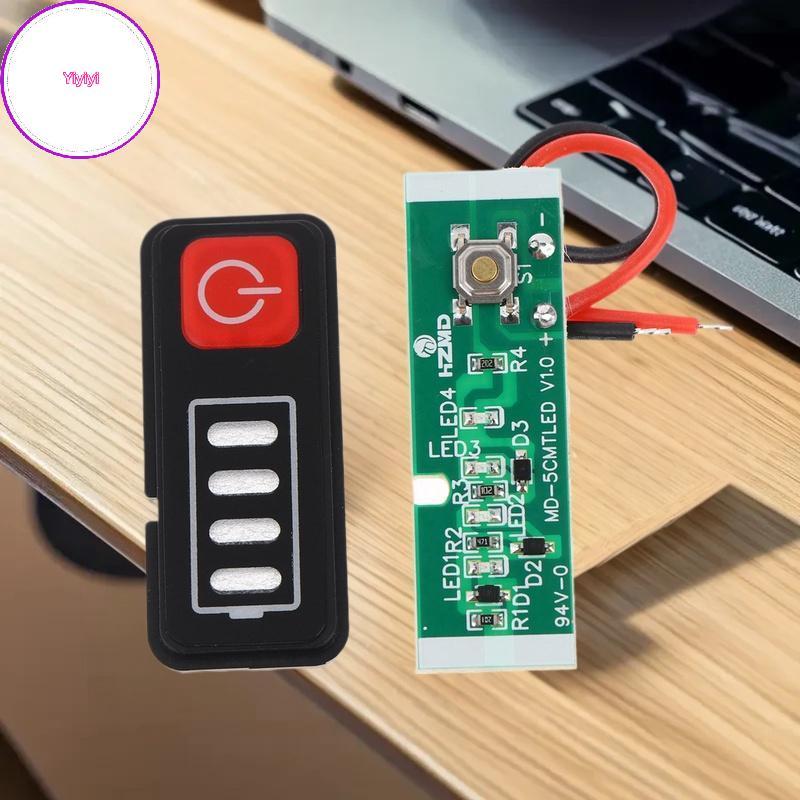 Yiyi 1 / 3 / 5 Cái 5S 18V 21V Li-Battery Màn Hình Hiển Thị Điện Bảng Hiển Thị LED Máy Khoan Điện Tua