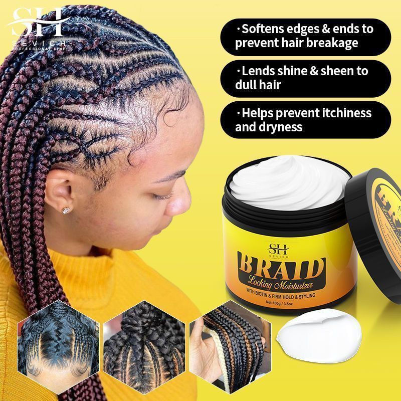 New Product#New Braid Styling Gel Hold Moisturizer Frizz Control Styling cream12Y