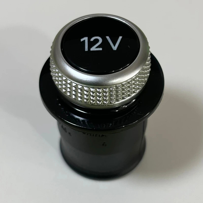 Xe Thuốc Lá Bật Lửa Trang Trí Vỏ Mạ Chrome Bật Lửa Thuốc Lá Cắm Cho Xe Audi A3 A4 A5 Q2 Q7 R8 8W0 91