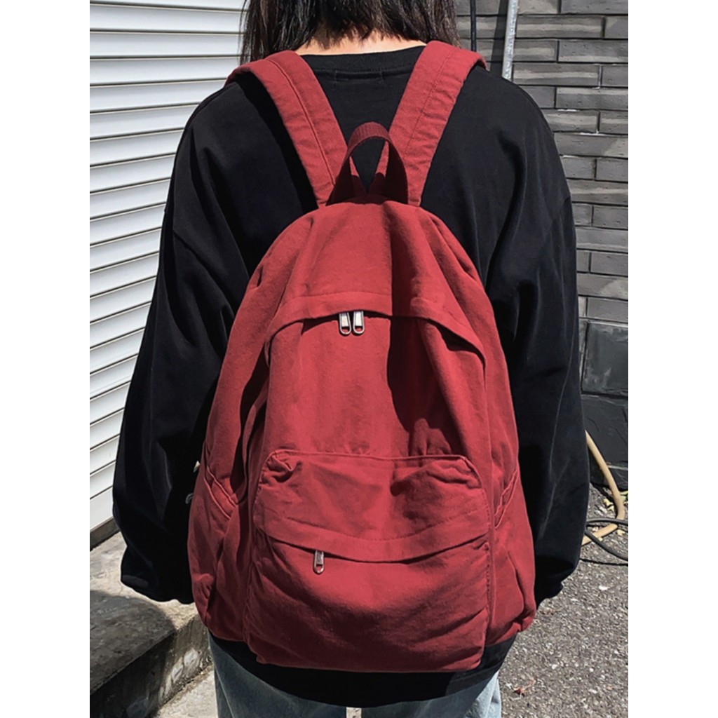 🔥 Chống Nước 🔥 có hàng sẵn Phong cách nhật bản Thiết Kế Đơn Giản Trong Kho Cao Cấp balo phong cách h