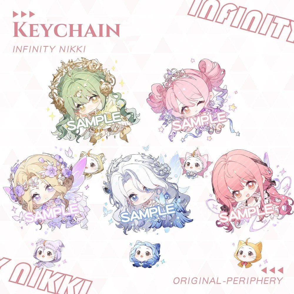 Móc khóa Infinity Nikki acrylic chibi dễ thương phụ kiện treo balo túi xách mô hình anime game quà t