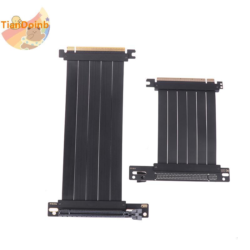 TianYe Full Speed PCIE 3.0 4.0 16x Riser Cable Card Đồ họa Cáp nối dài PCIE Express GPU Mở rộng Card