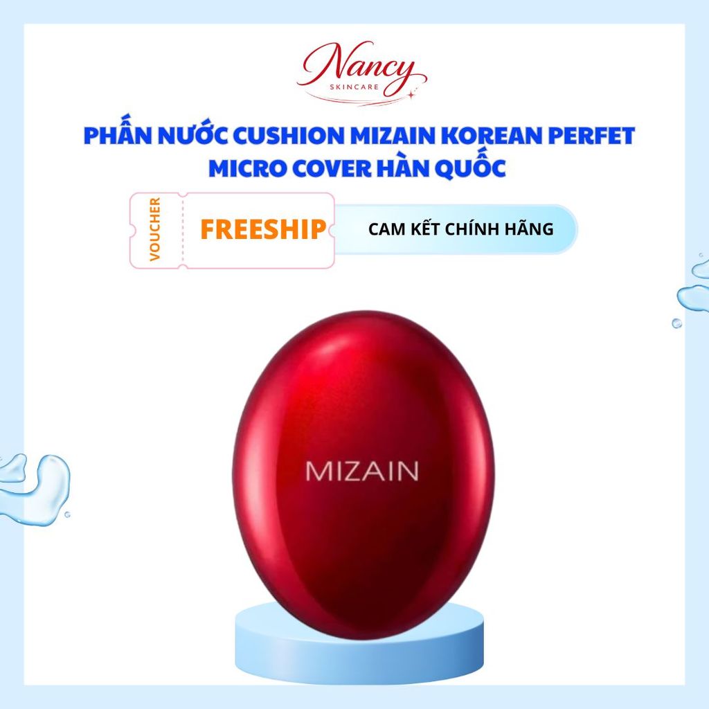 [Sẵn] Phấn Nước Cushion Mizain Korean Perfet Micro Cover Hàn Quốc mẫu mới 2024