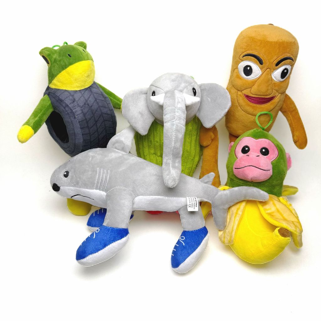 Tung tung tung Sahur Tralalala Động Vật Sang Trọng Telalaero Telala SHARK Plushie Peluches Búp Bê Nh