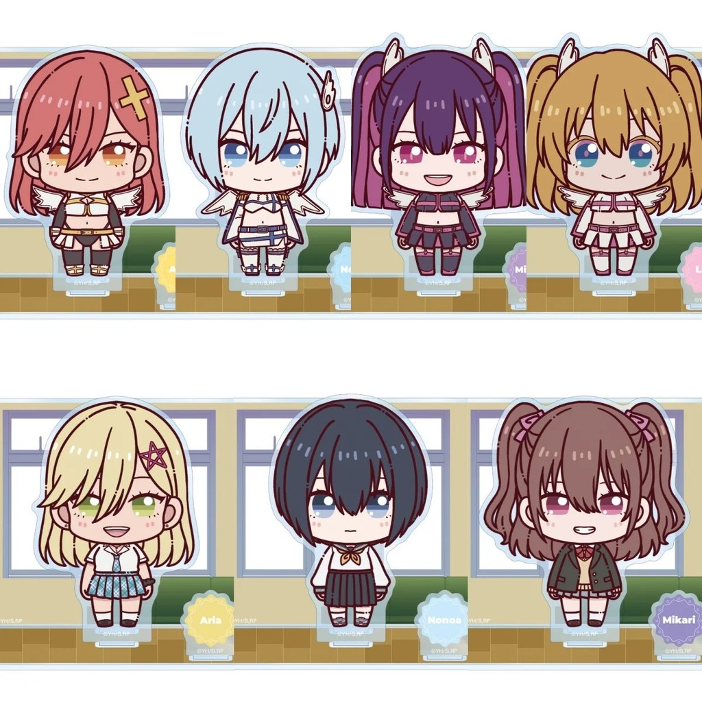 Mô hình Standee anime Quyến Rũ 2.5 Chiều 2.5-jigen no Ririsa mica acrylic chibi móc khóa decor Lilys