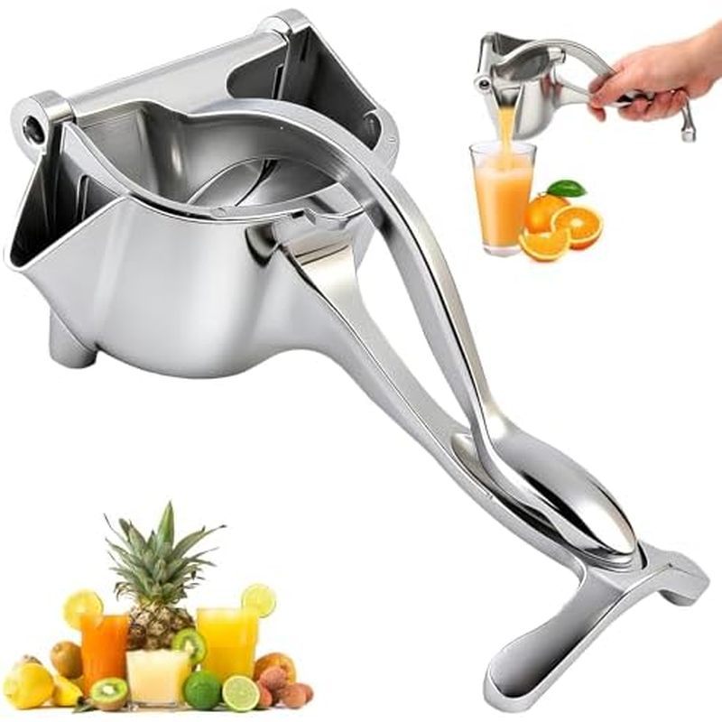 Máy ép trái cây thủ công, Máy ép chanh cầm tay &amp; Citrus Press - Nâng cấp Máy ép trái cây tươi hợp kim nhôm, Máy ép trái cây cầm tay hạng nặng tiện dụng, Dễ dàng &amp; Eas