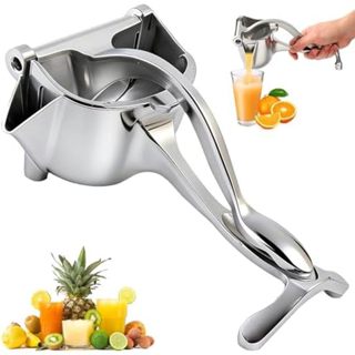 Máy ép trái cây thủ công, Máy ép chanh cầm tay &amp; Citrus Press - Nâng cấp Máy ép trái cây tươi hợp kim nhôm, Máy ép trái cây cầm tay hạng nặng tiện dụng, Dễ dàng &amp; Eas