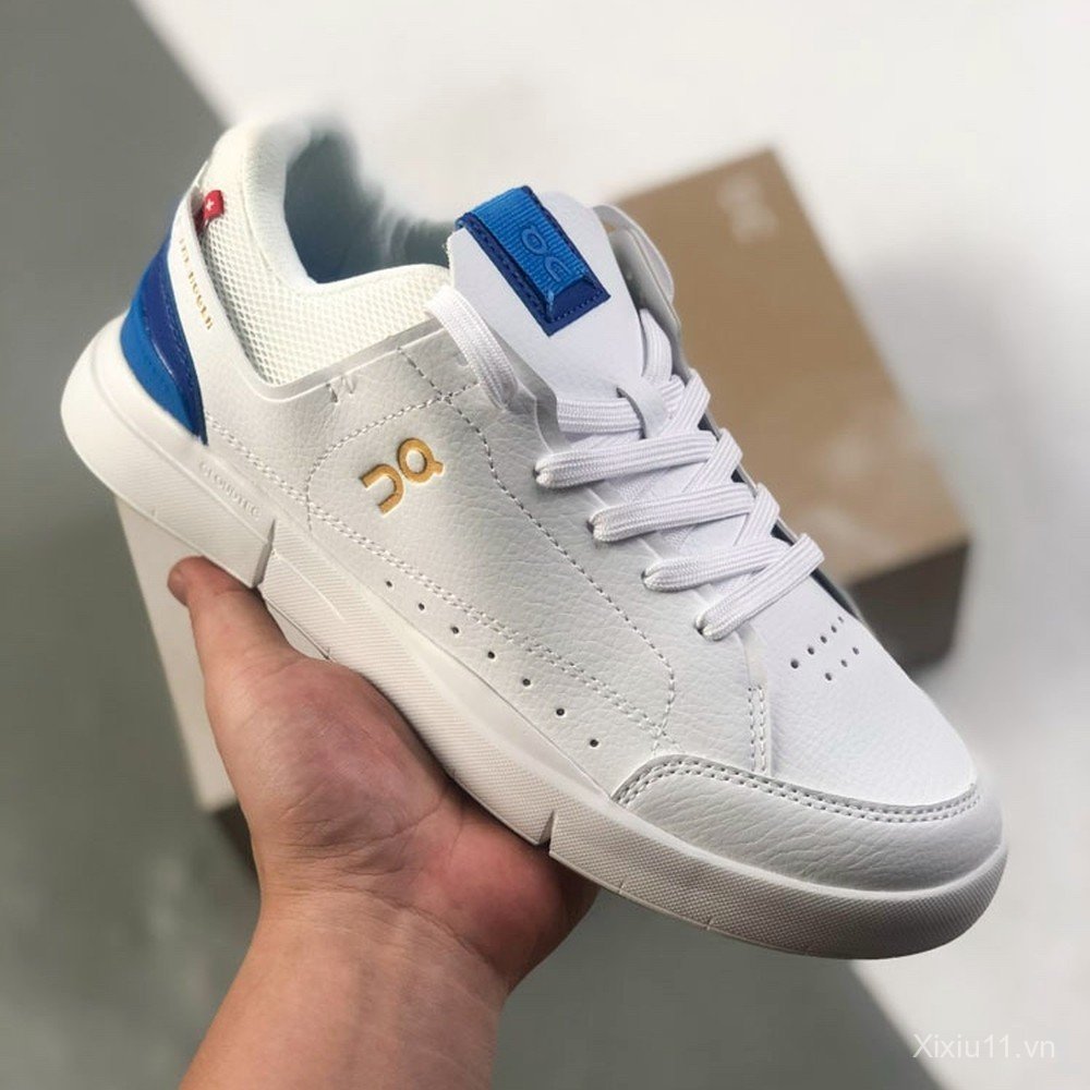 Giày Tennis Unisex On Running On Cloud The Roger Center Court - Da Trắng