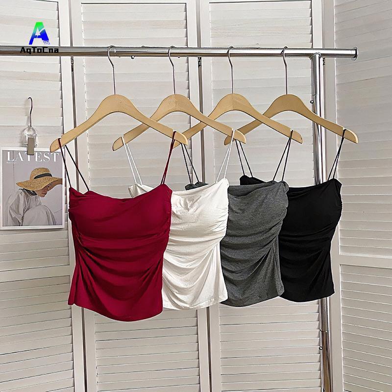Áo Tank Top Nữ Dây Spaghetti Phù Hợp Mùa Hè - Áo Vest Không Tay & Crop Top