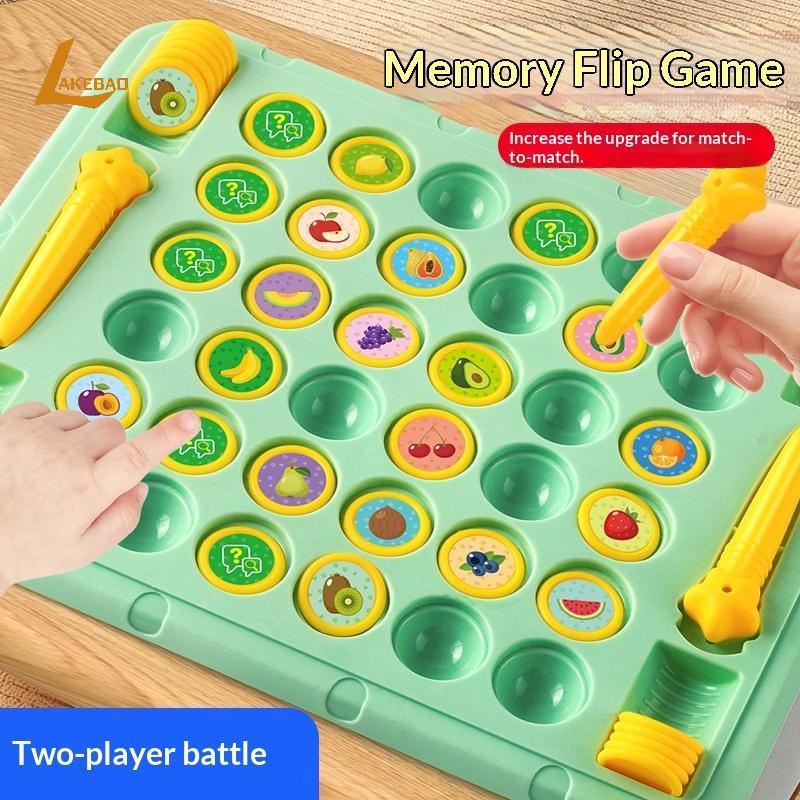 [LAKEBAO] 2-4 Người Chơi Flip Chess Memory Game Board Games Double Player Battle Puzzle Toy Kid Conc