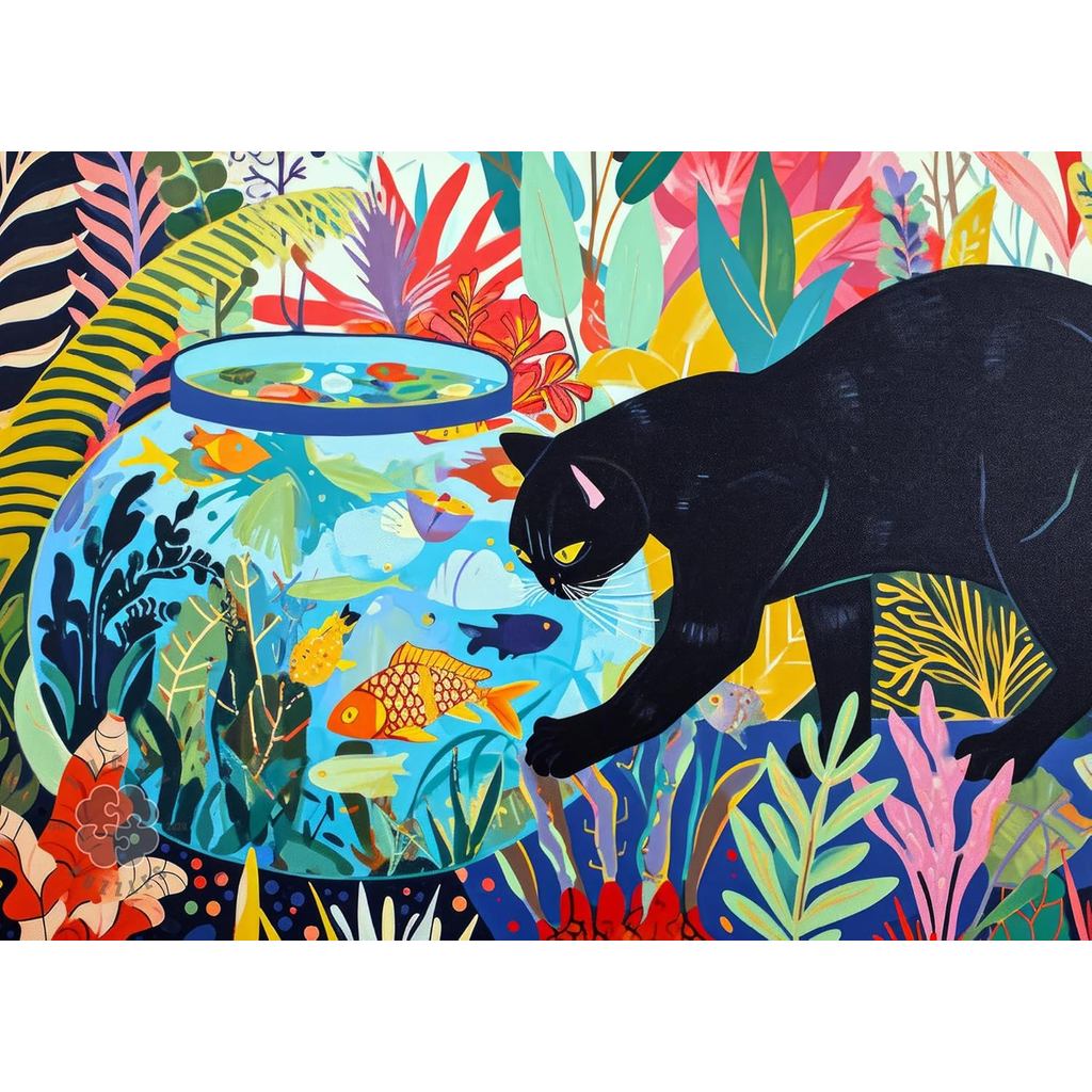Câu đố may mắn - Cat & Catch: Feline Mischief - Câu đố ghép hình 1000 mảnh dành cho người lớn | Câu 