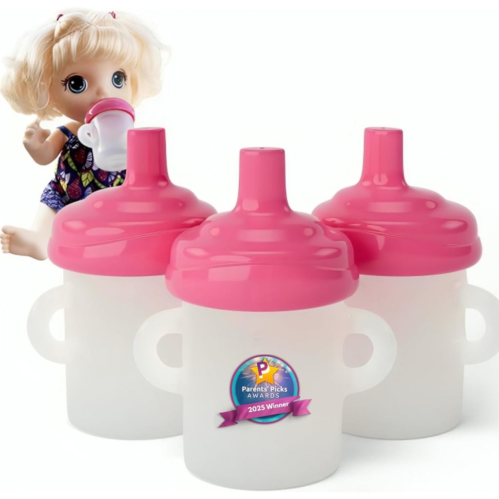 Cốc Sippy dành cho búp bê Baby Alive | Phụ kiện búp bê Sippy Tương thích với búp bê Baby Alive uống 