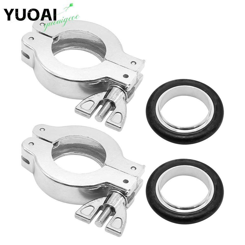 Kẹp nhôm YUOAI KF25, Nhẫn định tâm dạng chữ O màu đen, Cao su nhôm di động KF25 Cánh đai ốc bản lề k