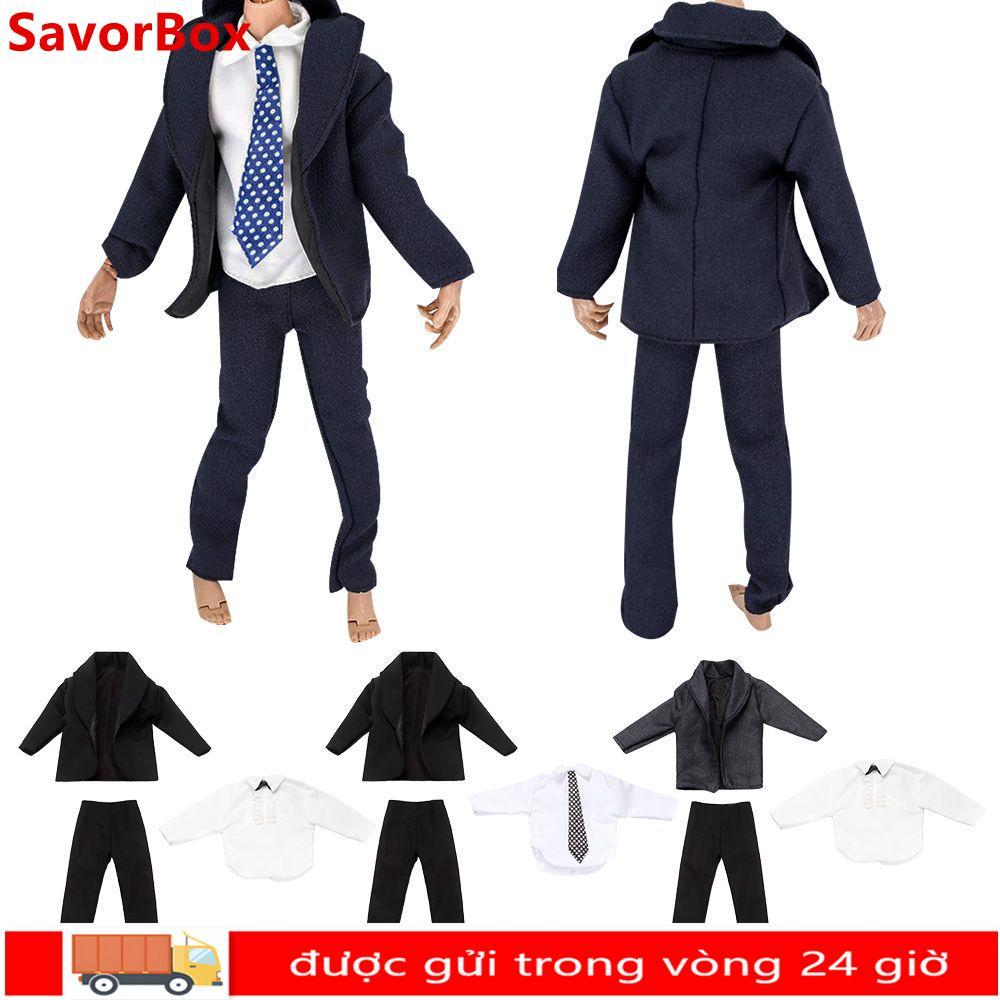 SAVORBOX 11 Bộ 1 / 6 Quần Áo Búp Bê Nam, Đẹp Trai 6 Phong Cách Phù Hợp Với Áo Sơ Mi Quần, Mặc Hàng N