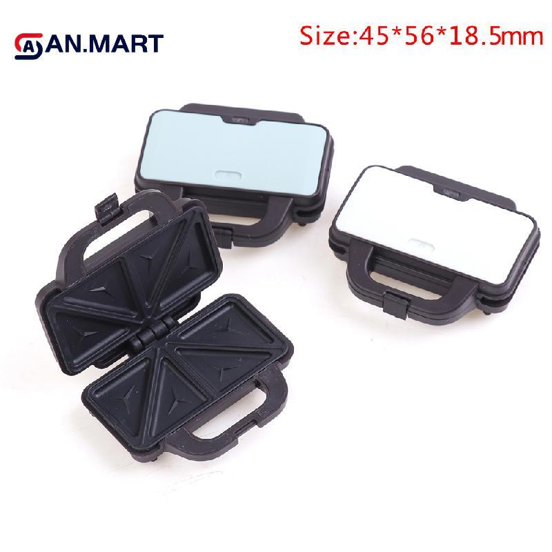AN.MART 1: 12 Nhà Búp Bê Mini Pancake Maker Waffle Sandwich Maker Nhà Bếp Điện Mẫu CỦA TÔI