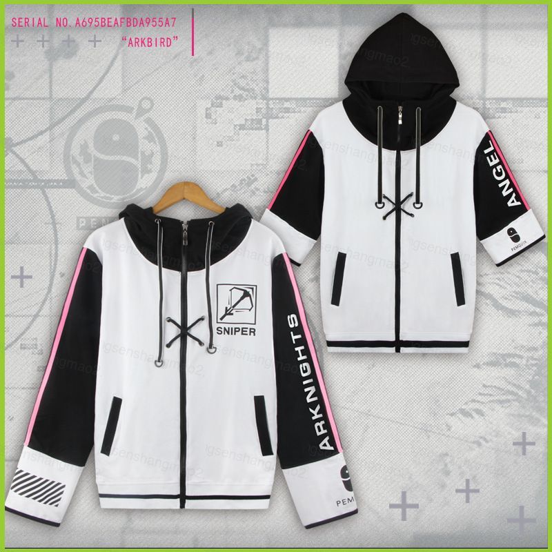 Áo Khoác Phong CáchAnime Arknights Exusiai, Thích Hợp Cosplay và Mặc Hàng Ngày