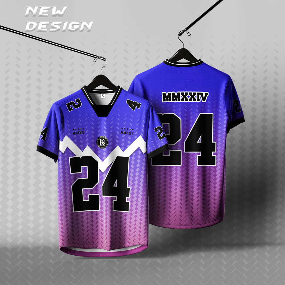 [Tên tùy chỉnh miễn phí] Phiên bản NFL Jersey Baju Áo thun phong cách đường phố Jersey Unisex Tay ng