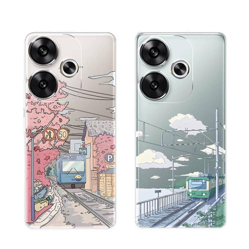 Dành cho Ốp điện thoại Redmi Turbo 3 mới Redmi Turbo 3 vỏ mềm trong suốt Vỏ bảo vệ siêu mỏng