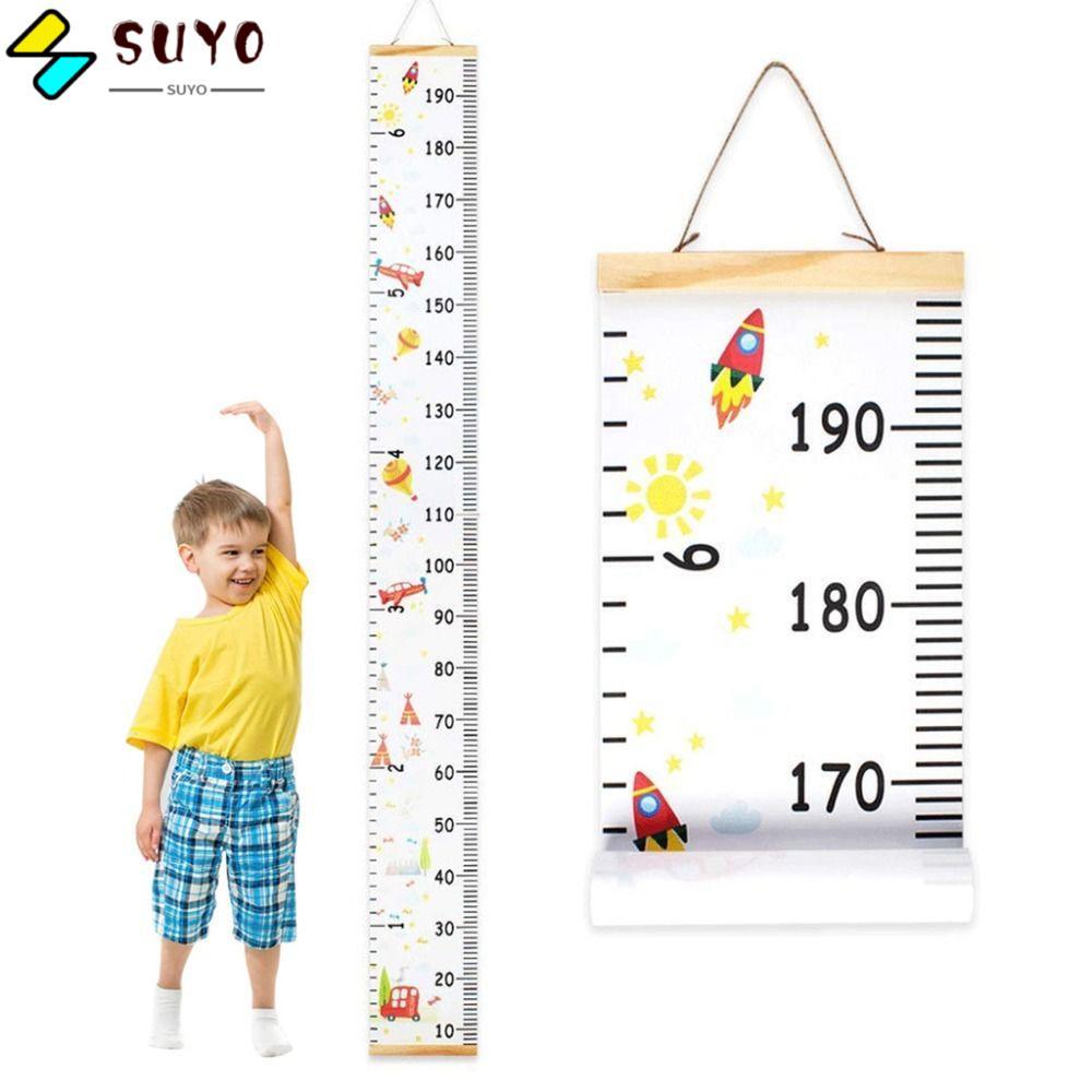 Thước đo chiều cao trẻ em SUYO, Thước đo biểu đồ tăng trưởng bằng gỗ treo tường, Biểu đồ đo chiều ca