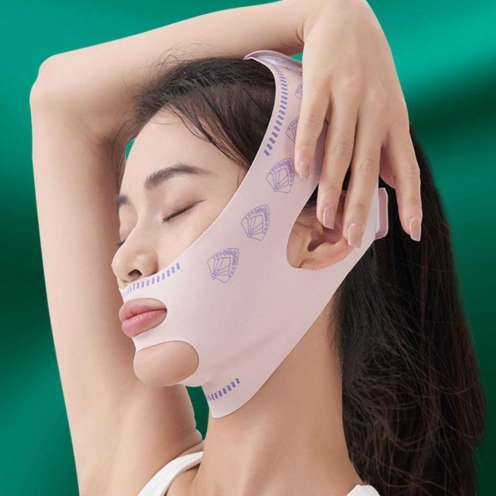 V Shape Face Belt Giảm Double Chin Face Mask Beauty Health K0u2
