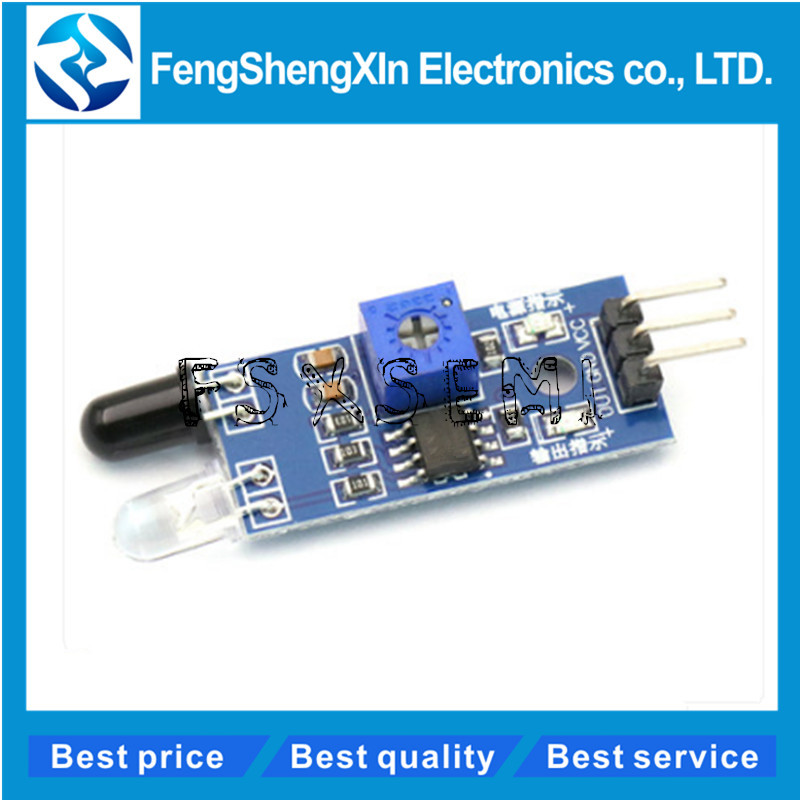 5 Chiếc LM393 Robot Ô Tô Thông Minh Phản Quang Quang Quang Điện 3pin IR Hồng Ngoại Tránh chướng ngại