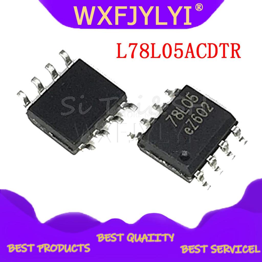 10 Cái / lốc L78L05ACDTR L78L05ACD 78L05A SOIC8 Mới Chính Hãng