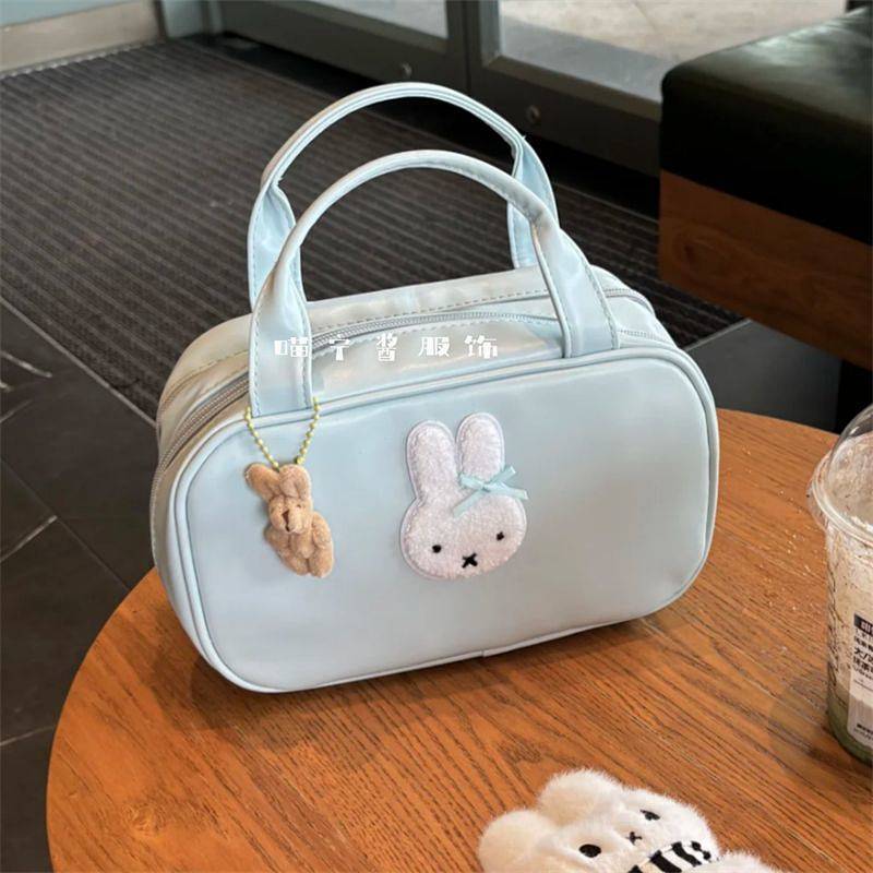 New Cosmetic Bag Portable Partition Storage Bag Portable Waterproof Travel Bag Cute Toiletry Bag q4H