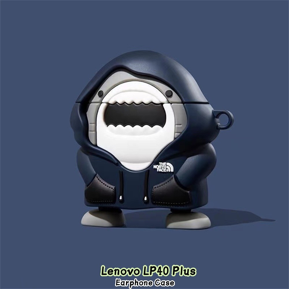 [Sẵn sàng] Dành cho Vỏ Lenovo LP40 Plus Vỏ tai nghe silicon mềm hoạt hình Niche NO.2