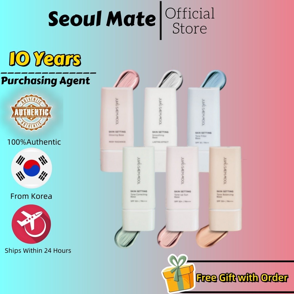 [JUNG SAEM MOOL] Đế cài đặt da - (Tone up Sun / Tone Balancing / Tone Correcting / Glowing / Smoothi