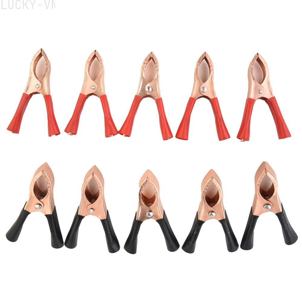 Alligator Clips 70mm Battery Car Crocodile Electrical Proves Test Lead