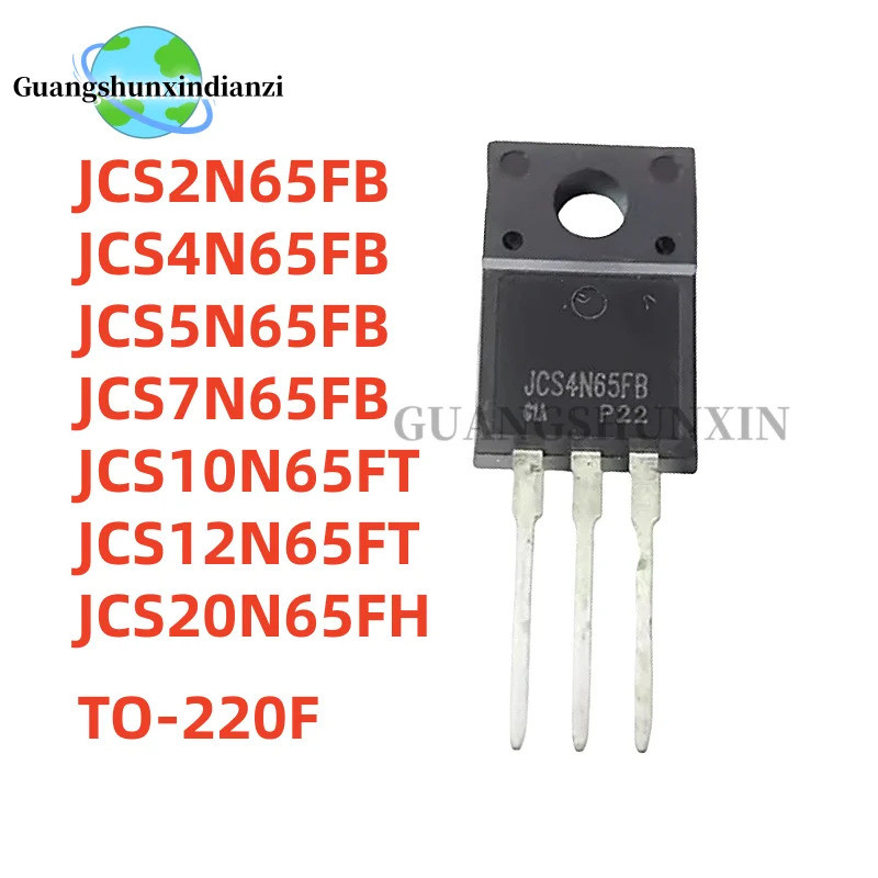 5 Chiếc JCS2N65FB JCS4N65FB JCS5N65FB JCS7N65FB JCS10N65FT JCS12N65FT JCS20N65FH TO-220F Hiệu Ứng Tr