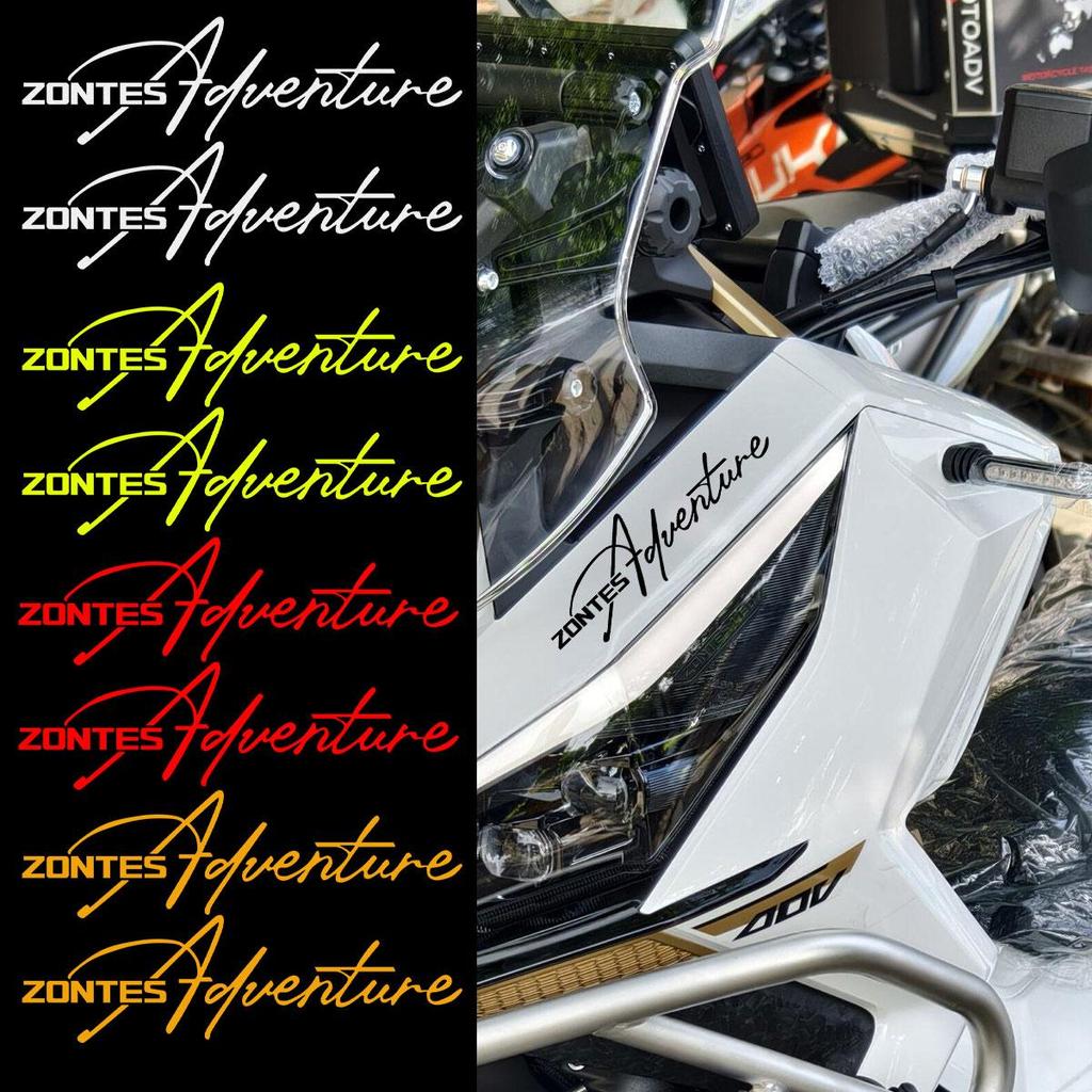 Dành cho zontes ZONS 368G 703R 703F 310M V R T X Nhãn dán vinyl phản quang Đua xe phụ kiện xe máy mũ