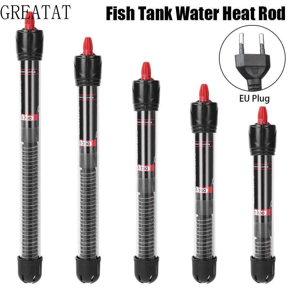 GREAT 1 Cái Máy Sưởi Chìm, Bể Cá EU Cắm Bình Giữ Nhiệt Thanh Nóng, Bền Có Thể Điều Chỉnh Nhiệt Độ 25