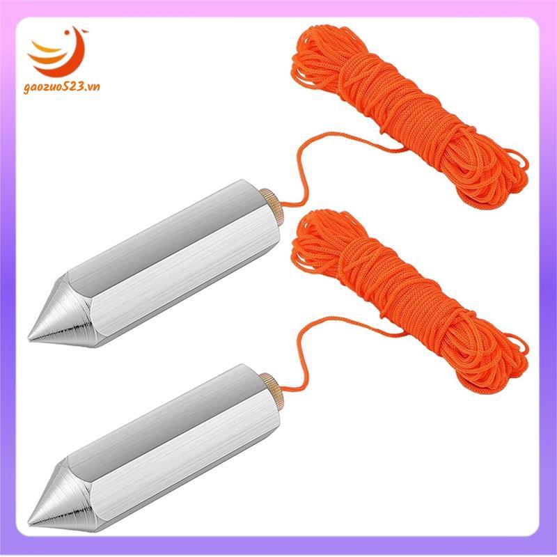 [gaozuo523.vn] 2 Chiếc Ống Nước Thép Lục Giác Bob790-8, 8 Ounce Plumb Hợp Kim Thép Plumb Xây Dựng Bú