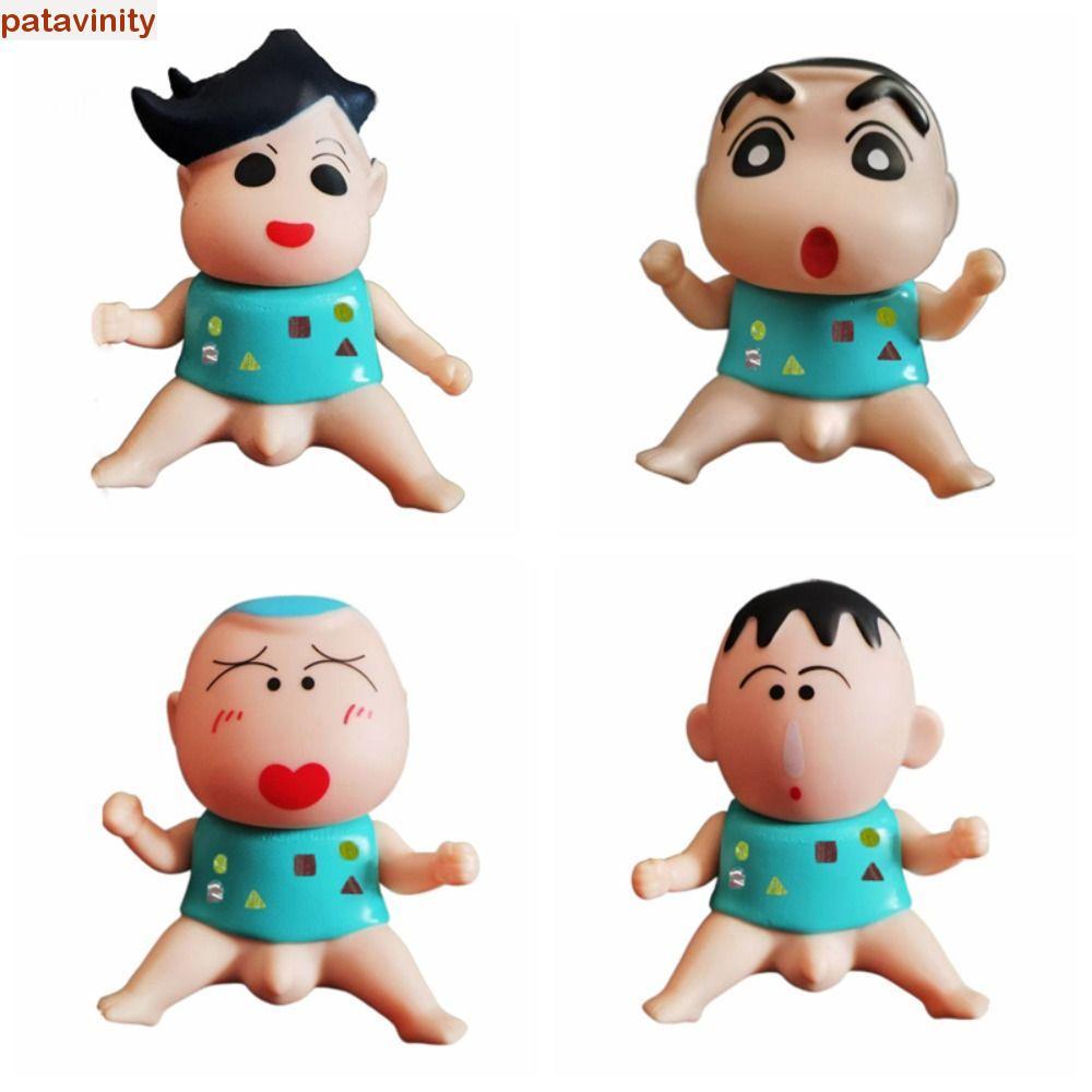 Giá đỡ điện thoại PATAVINITY Crayon Shin-Chan, Hỗ trợ búp bê PVC Crayon Shin-Chan Hình, Giá đỡ điện 