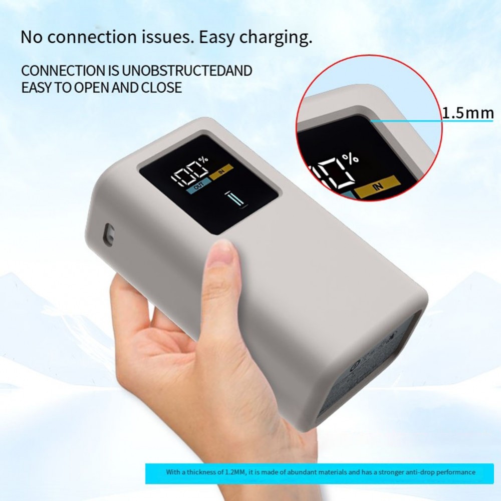 Dành Cho CUKTECH 10 Mini Power Bank Silicon Ốp Lưng An Toàn Phù Hợp Và Chống Bụi
