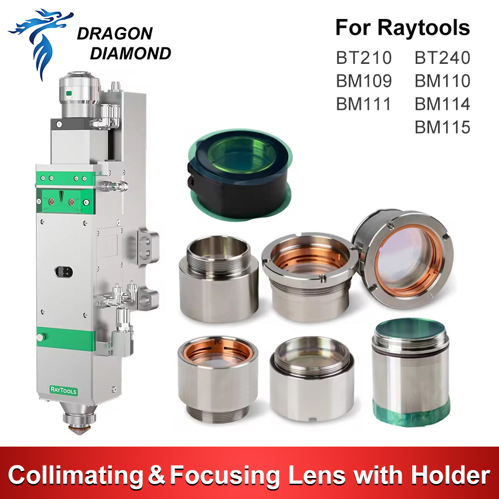 Raytools Laser Va Chạm & Lấy Nét Ống Kính Có Giá Đỡ D28 D30 Cho BT210S BM110 BM111 BM114 BM115 Đầu C
