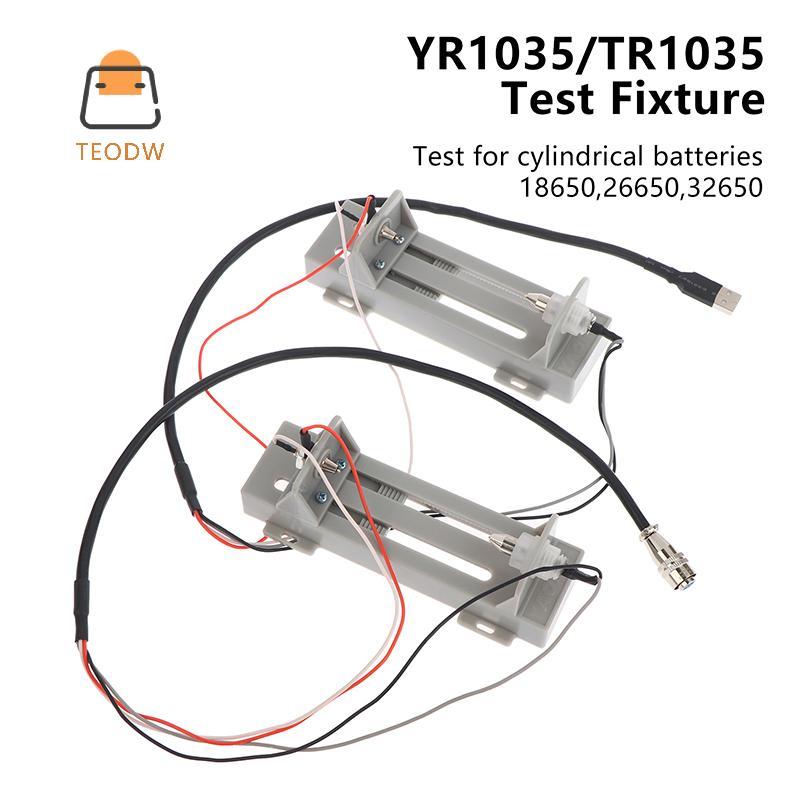 [TeOdw-t] Giá đỡ kiểm tra pin hình trụ tương thích cho phụ kiện cắm hàng không 18650 26650 32650 YR1