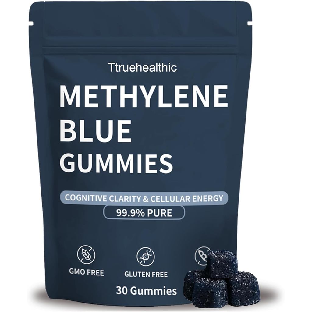 Iscentan Truehealthic Methylene Blue Gummies, 5mg Methylene Blue Per Gummy cho năng lượng bền vững, 