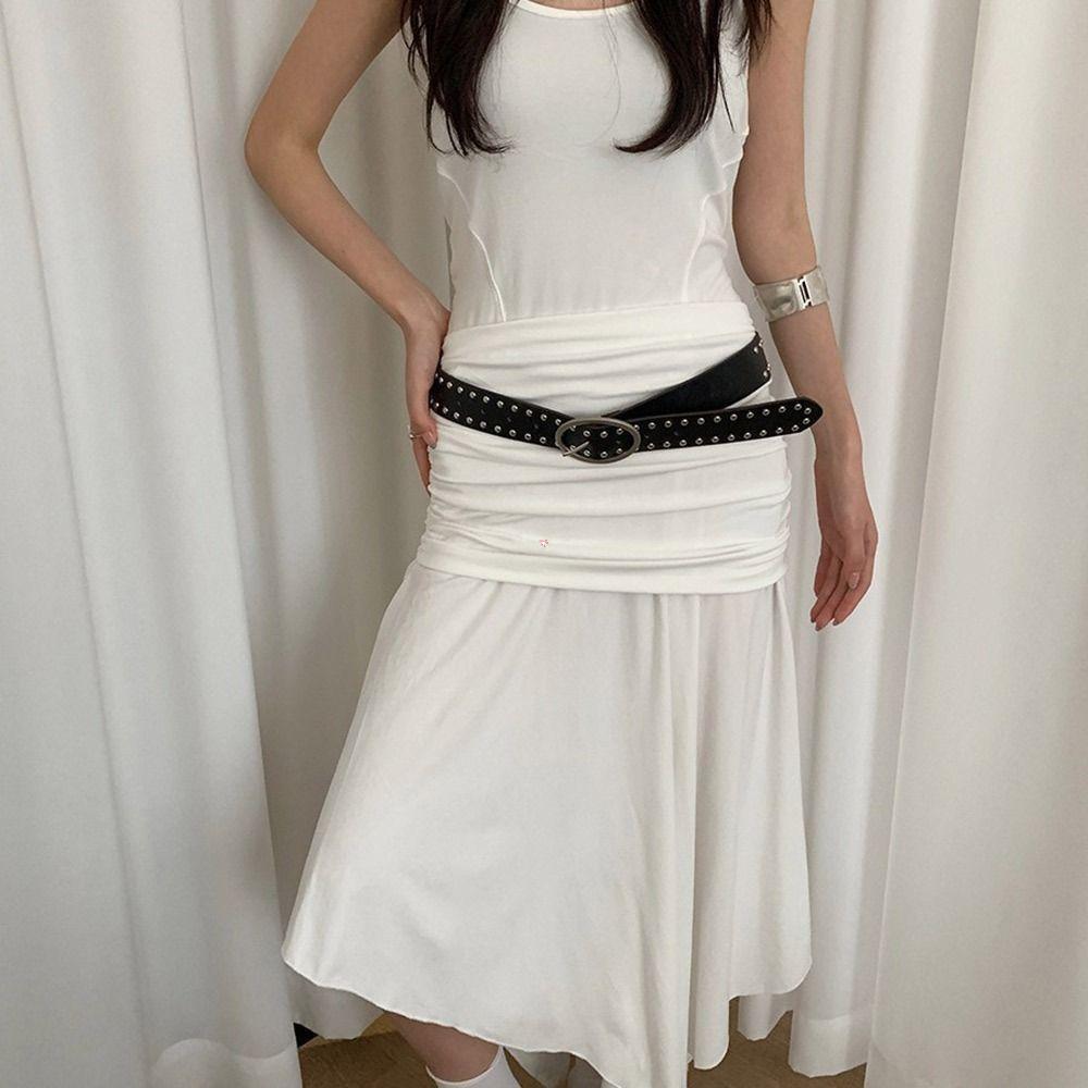 Thắt lưng Bohemian Y2K hợp kim pewter, dễ điều chỉnh