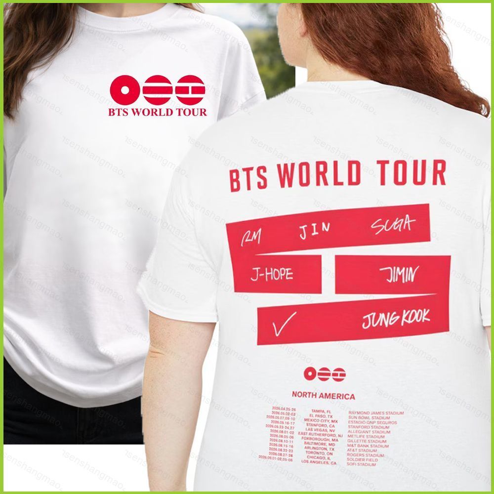 Áo Thun BTS Bangtan Boys 2026 -RM Jin J-Hope Jimin V