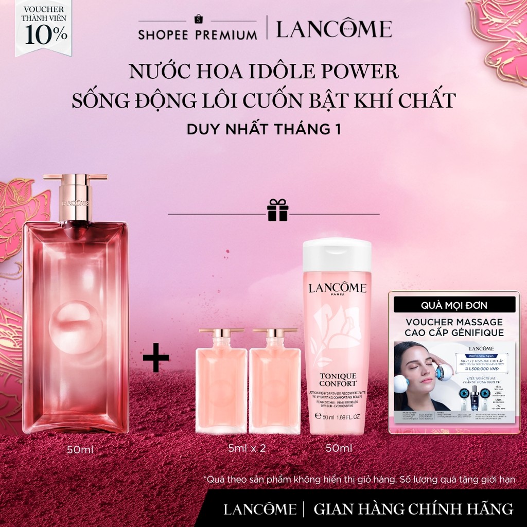 Nước Hoa Lancome Idole Power Sống Động Lôi Cuốn Bật Khí Chất 50ml