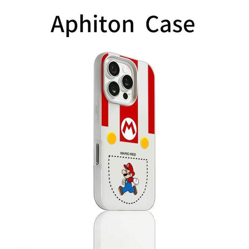 Pocket Mario Thích Hợp Cho Apple 17promax Skin-Feel Jelly Hai Trong Một 17 / 16 / 15 / 14plus Vỏ Chố