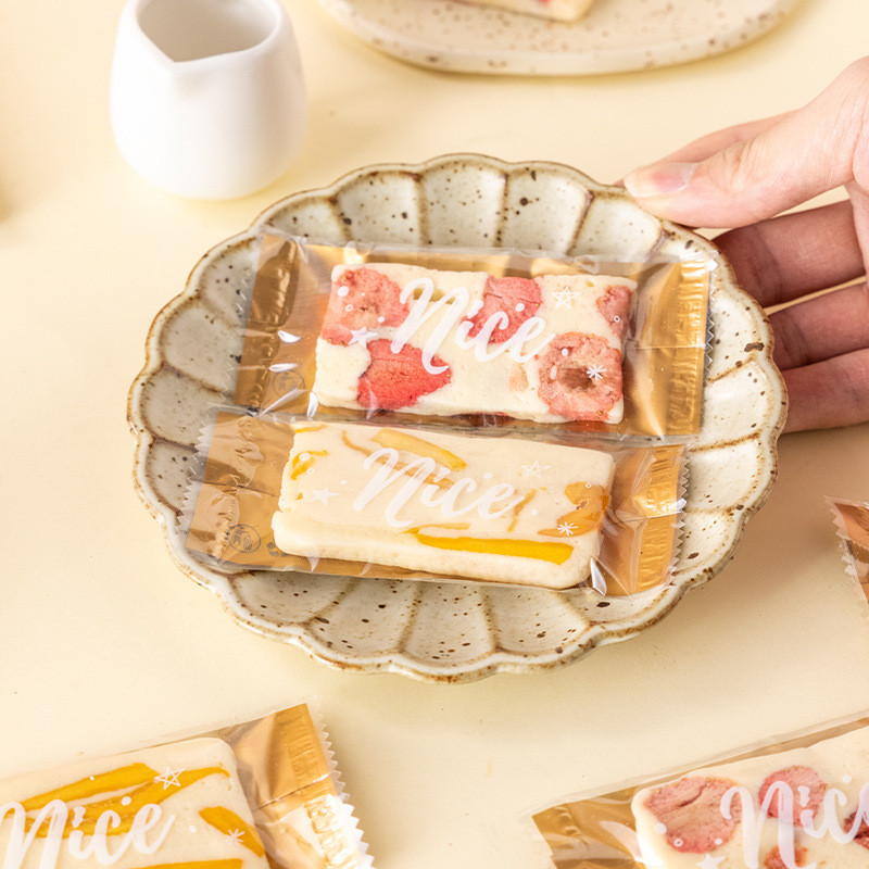 [Khuyến nghị của cửa hàng] Túi đóng gói bánh sữa 2025 Túi đóng gói Nougat Toffee Milk Date Mango Str