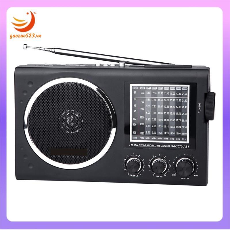 [gaozuo523.vn] Đài phát thanh mới EC3070BT FM Thẻ thời trang cũ có đài phát thanh SW Mp3 Bluetooth F
