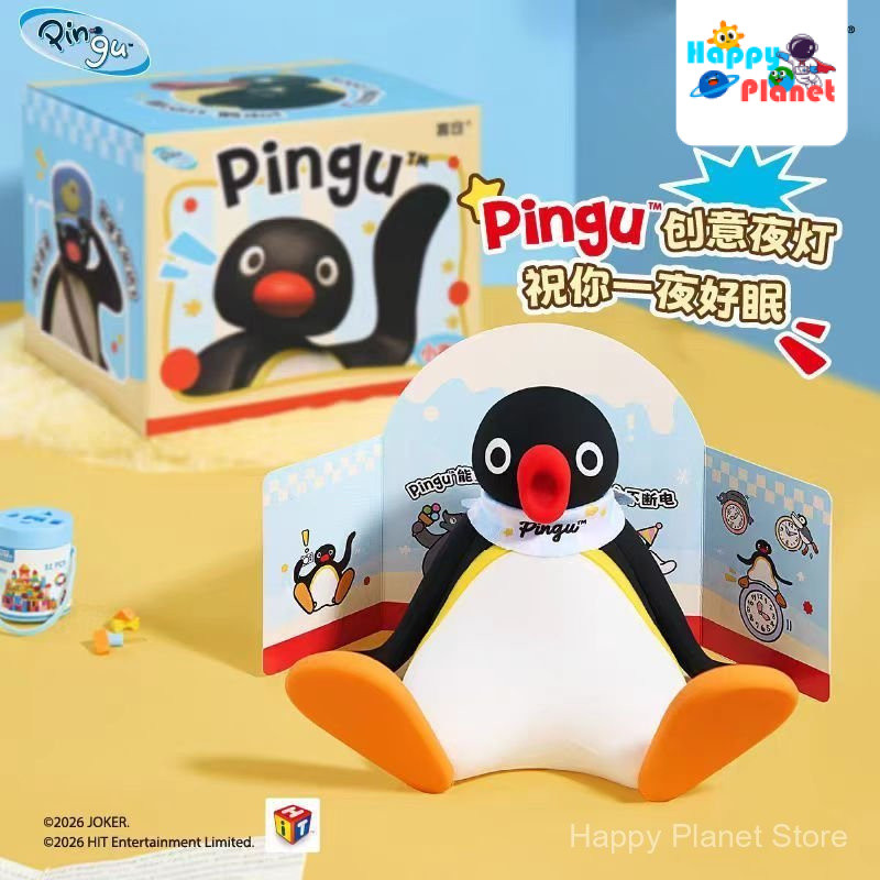 Hàng sẵn có [Chính hãng] Đèn ngủ Pingu vui nhộn Bầu không khí Phòng ngủ Đầu giường Đèn ngủ Trang trí