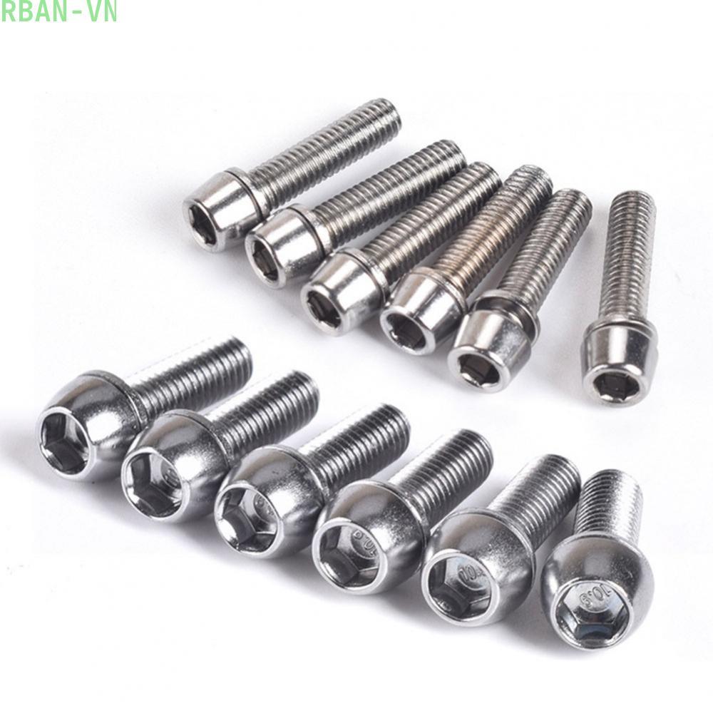Stem Bolts High Precision Steel MTB For Derailleur M5/M6 6pcs Screws 20mm